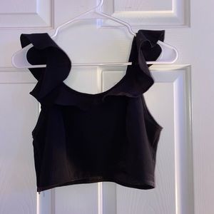 Off the shoulder crop top
